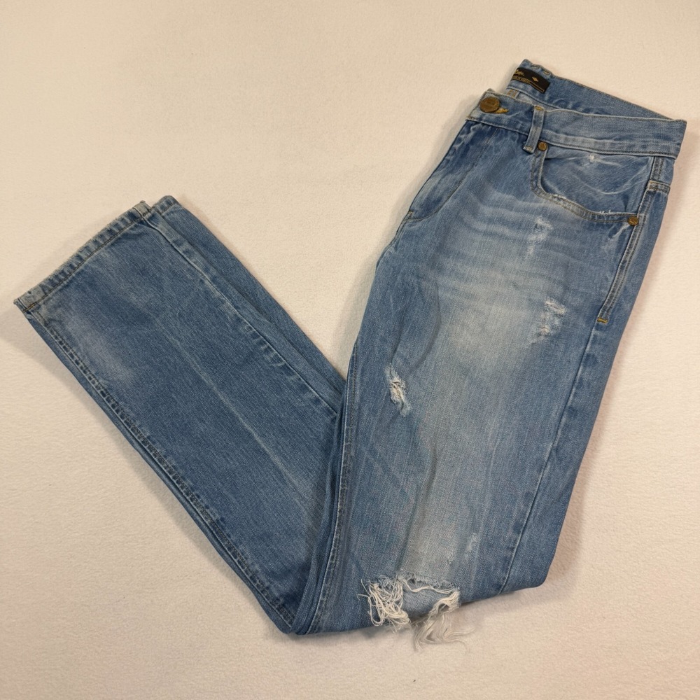 Le copper‎ Jeans Men 30x34 Blue Denim Euro Denim Skinny Fit